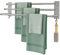 JS Towel Rail No Drilling SUS304 Stainless Steel Towel Holder Wall 3 Bars Rail Rack with 2 Hooks, Multifunctional Bath Towel Holder Bathroom Self-Adhesive Bathroom Kitchen, 60CM