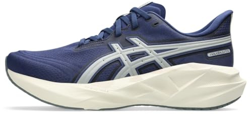 ASICS Men's Novablast 5 Sneaker, Indigo Blue/Seal Grey, 11 UK