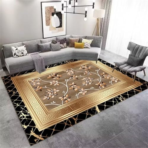 RUGMRZ Deko Fürs Zimmer Abstraktes, Modisches Wohnzimmer Mit Niedrigem Samtbezug, Waschbar Und Schmutzabweisend Teppich Nach Maß Mehrfarbig Kinder Teppich Mädchen Spiele Teppich Mädchen Deko Fürs Zim