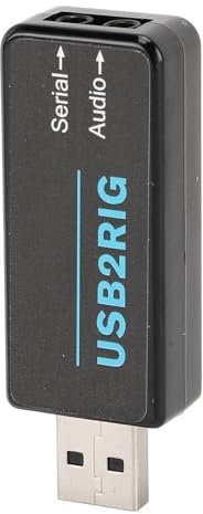 Digitale Modi-Schnittstelle, mit eingebautem Sound-Codec für FT8, FT4, JS8Call SSTV APRS, VaraHF, VaraFM Soundmodem, Anschluss an Computer mit USB,