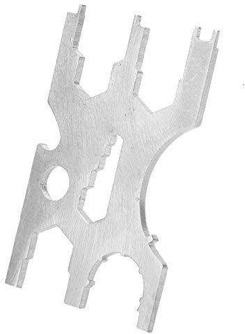 Herramientas multiherramienta para tarjetas de crédito, 10 x 8 x 1, de acero inoxidable, regulador, kits de tarjetas de crédito, equipo de reparación