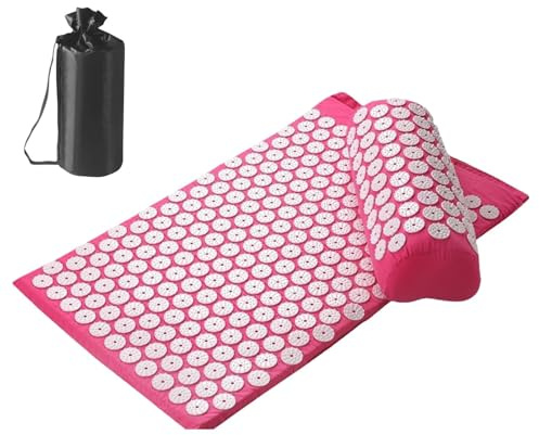 Cushioned Spike Mat | Massage Yoga Mat | Mat for Back | Ideal for | Protecting Plants, Roofs and Outdoor Spaces from Unwanted Intruders, Weather Resistant and Easy to Install