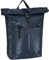 New Rebels New York Droplets Rolltop Backpack Marineblau Wasserabweisend 21 Liter Laptopfach