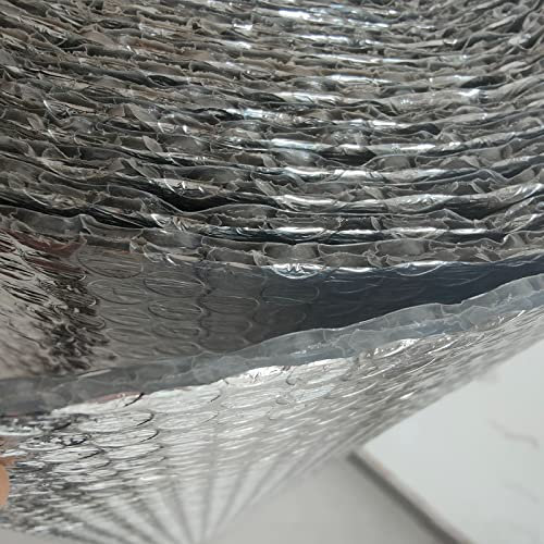 Reflectix Isolierrolle, selbstklebende Folie, Dampfsperre für Garage, Dachboden und Strahlungsbarriere, Schalldämpfung, ideale Isolierfolie (Größe: 1 x 15 m)