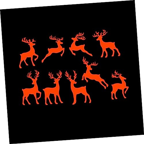 FONDOTIN 1 Stück Weihnachtsaufkleber Pvc Aufkleber Auto Dekorfolien Rakel Selbstklebender Aufkleber Getränkefenster Weihnachtsfeier Aufkleber Isolierte Wasserflasche Tönung