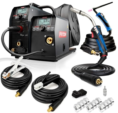PATON MultiPRO-270-15-4-400V MIG MAG Schweißgerät – 3-in-1 Kombigerät zum Schweißen für MIG, MMA und TIG HF mit fortschrittlichem Drahtvorschub, 400V, Schutzgas Schweißgerät für hochwertige