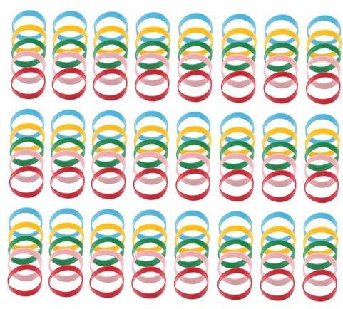 Veemoon 1satz Gummiband Hochwertige Dicke Elastische Gummibänder Bunten Farben Für Bürobedarf -projekte Möbel Und Mehr Starke Gummilitze Wiederverwendbar Und Langlebig