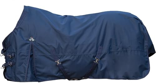 HKM Kombi 2 Turnout Rug Deep Blue 6'0