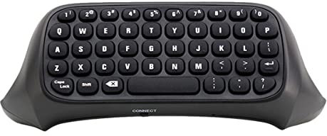VILLCASE Clavier Chatpad Sans Fil pour Contrôleur de Jeu Compatible avec Xbox One Clavier Gamer Ergonomique avec Récepteur pour Communication Jeu