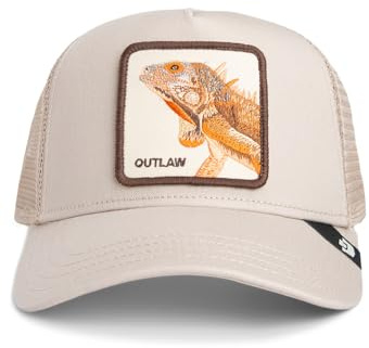 Goorin Bros. Trucker Cap Outlaw Lizard Biscuit Taupe, Size: One Size