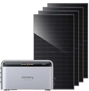 Jackery SolarVault 3 Pro Balkonkraftwerk mit Speicher, 4×450W Glas-Glas Solarmodule, 4 MPPT, 1200W Ausgang, 4000W PV-Eingang, erweiterbarer Speicher 2,52–15,12kWh, Plug & Play