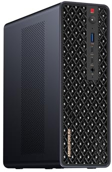 MINISFORUM MS-S1 MAX Mini AI Workstation PC 128GB LPDDR5x RAM 2TB SSD | MINI PC AMD Ryzen AI Max+395 (16C/32T),RDNA3.5 GPU,Dual M.2 PCIe 4.0,PCIex16 Slot,USB4 V2(80Gbps)&Dual 10GbE,320W PSU,Wi-Fi 7
