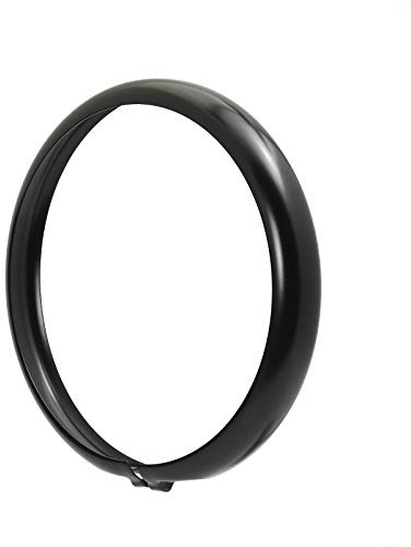 5 3/4 Lampenring Schwarz für Bates Style Hauptscheinwerfer