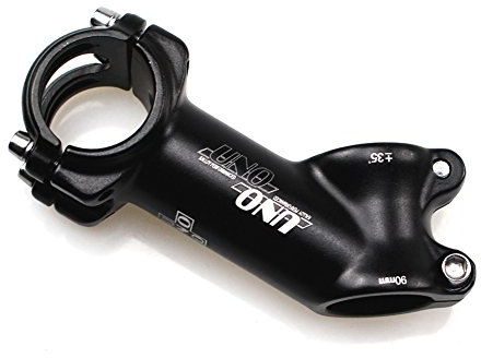 FOMTOR 25,4 Vorbau 90mm 35 Degree Bike Lenker Vorbau Riser MTB Vorbau für 25.4 mm Lenker, Mountainbike Rennrad BMX MTB