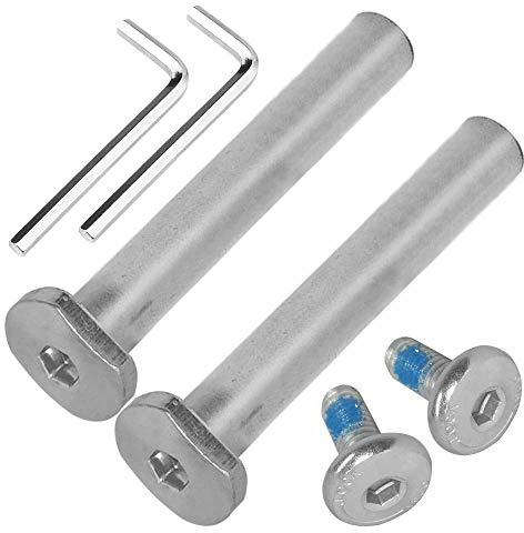 OTFAITP M8 40-76mm Innengewinde Innensechskant Schraube & Bolzen Sortimentssätze Kinder Roller Teile für 2-3-4-Rad Kick Scooter Reparatur Vorderrad Hinterradachsen Werkzeuge (65mm)