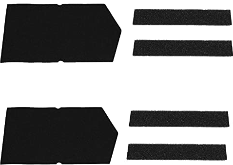 2 Schwammfilter Set Ersatz für Miele 9688381+6057930 9688380 T8000 T8801 T8626 T8627 T8926 T8927 T8966 T8967 T8969 T9747 T9767 WP Eco Comfort Kondensattrockner mit Wärmepumpe