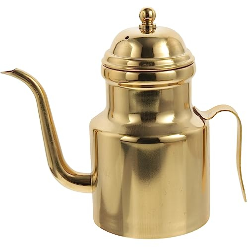 Luxshiny Ölspender: 15oz Edelstahl Ölkännchen Olivenöl Spender mit Tropffreier Ausgießer