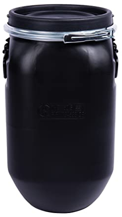 DUST COMMANDER PE30 - Fût/bidon 30 litres | NOIR | Ouverture Totale