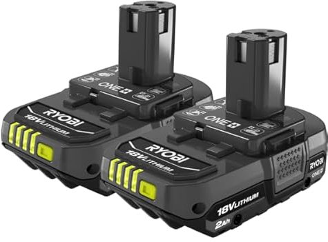 Lot de 2 piles au lithium 18 V ONE+ 2 AH