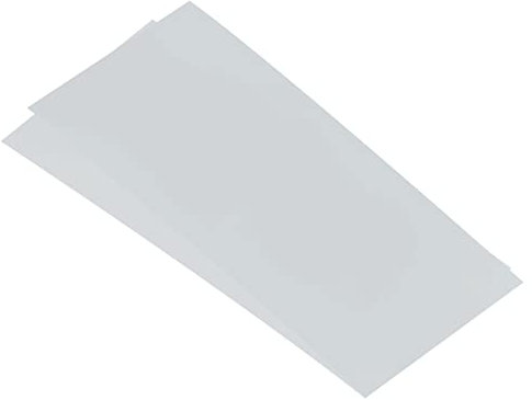 PATIKIL Polarisé Pellicule Feuilles, 2 Paquet Adhésif Polariseur Linéaire Polarisant Filtre pour Écran, Photographie, Éclairage, 87mmx41mm