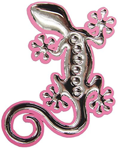 carstyling XXL 3D-Chrome-Sticker Gecko 80 x 60 mm