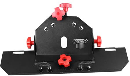 45 Degree Angle Cutting Tool, Chamfer Bracket Multifunctional Manual Tile Angle Cutting Tool for Angle Grinder Woodworking, Ceramic Tile Chamfering Tool with High Efficiency (Red