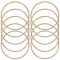 Metallringe zum Basteln 10 Stück 25cm Gold Metallringe Metall Ringe Deko für Traumfänger Ring, Makramee Ring, Wickeltechnik, Floristik,Hochzeitskranz,Hoops