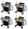 Abaodam 4 Sätze Mini-Grill kreativ Spielzeug bastelbedarf Mini-BBQ Puppenhaus Möbel Kleiner Grill Mini Grill Dekoration draussen Spiel Requisiten einstellen vorgeben Modell
