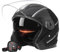 RYDZCLH Caschi Moto Casco Mezza Faccia 3/4, Casco Moto Open Face Omologato DOT per Uomo Donna, Casco Moto da Strada con Doppia Visiera E Prese d'Aria Multiple,Nero,M 56~62cm