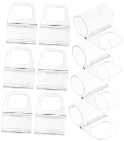 FUNOMOCYA 10stücke Rollladengriffe Aus Abs-Material Transparent Für Stange Einfach Zu Bedienen Langlebig Und Robust Als Rollladenteile Und Rollladen-zuggriffe Geeignet