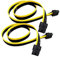 Qerwsdty PCIe 8 Pin Extension Cable, 8 Pin Female to 8(6+2) Pin Male PCI Express Power Extension Cable 25 Inches (2 Pack)