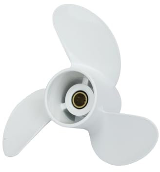 Boat Engine Propellers for HANGKAI 2 Stroke 6.0 HP & 4 Stroke 6.5 HP Outboard Motor, 7.8 Diameter x 8 Pitch 3 Blade 12 Spline Tooth