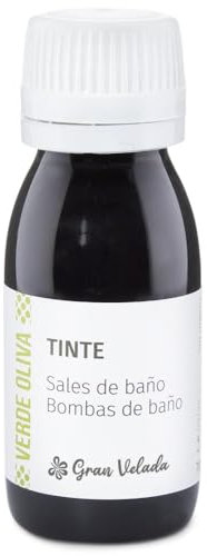 Tinte Verde Oliva para Bombas de Baño y Sales Aromáticas | 1000 ml