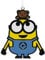 Hallmark Bob the Minion Moving Metal Ornament, Minions Tree Decoration, Metal Hanging Ornament, Hanging Ornament, Gifts for Christmas, Despicable Me
