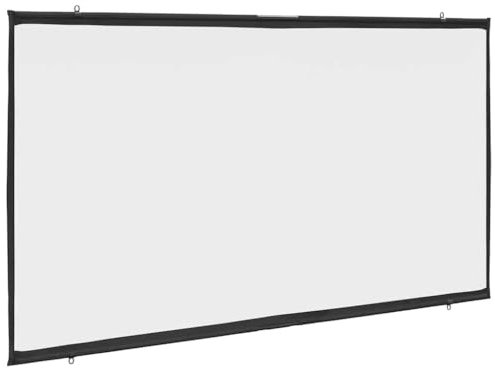 vidaXL Projektionsleinwand wandhängend 100 Zoll 16:9, Projektorbildschirm, manuelle Projektionsleinwand, Büro Präsentationsbildschirm