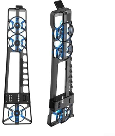 Für PS5 Slim Cooling Fan, Cooling Device Fan With 2 Adjustable Speeds, Slim Cooling Fan With LED Light For PS5