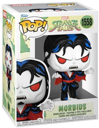 Funko POP! Marvel: Strange Tales - Morbius - Marvel Comics | Official Superheroes Merch - Collectable Vinyl Figurine for Shelf Display - Birthday Gift Idea for Fans and Collectors