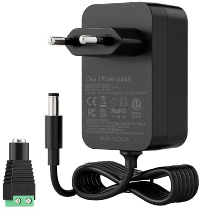 FCOB 36W 12V 3A Stromversorgungsadapter 100V–240V AC zu DC 12V Treiber | mit 5,5 x 2,1 mm Buchse für LED Streifen WS2811 WS2815 5050 3528 COB RGBW RGBCCT