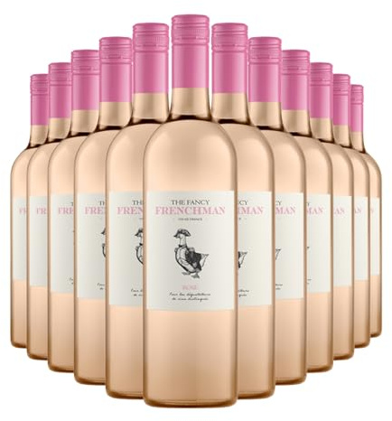 The Fancy Frenchman Rosé French Wine 12% ABV 12 x 75cl | Shows fresh strawberries, with a balanced finish for food pairing or relaxed serving.