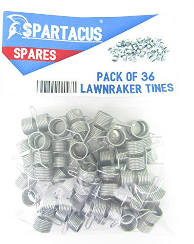 Spartacus 36 x Replacement Lawn Raker Scarifier Tines Tynes For Qualcast F016T47920