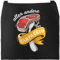 MoonWorks coole Herren Grill-Schürze Spruch alles andere ist nur Carpaccio Steak Fun Party-Schürze schwarz unisize