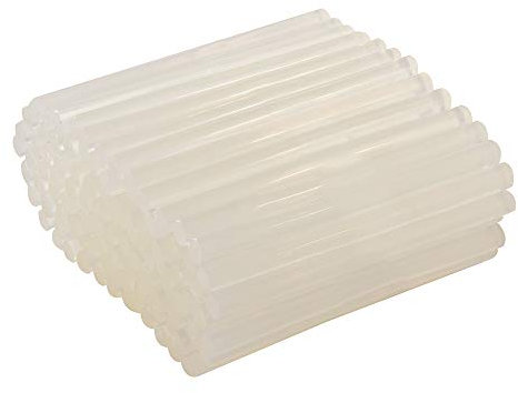 Silverline Tools 652076 - Set Di 100 Bastoncini Di Colla, Colore: Bianco, 7.2 x 100 mm