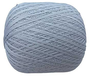 TOMASELLI MERCERIA Gomitolo Cotone Filo Scozia N 16 Mercerizzato Gasato Uncinetto 100 Gr - Grigio Chiaro