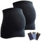Bandeau de grossesse Mamaband pour le petit ventre de la femme enceinte en lot de deux + 3 extensions en jean.
