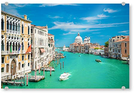 artboxONE Acrylglasbild 30x20 cm Städte Venedig Canal Grande Bild hinter Acrylglas - Bild Venedig Venedig Wasserstadt