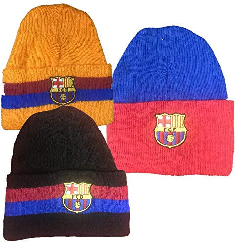Cappello Barcellona FCB Berretto Invernale Ufficiale PS 33062 (Nero)