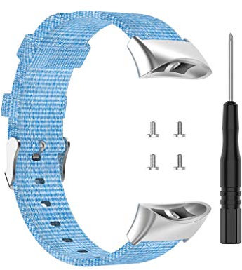 Ixkbiced Bracelet de Montre en Nylon de Remplacement pour -Garmin Forerunner 45 45S Swim 2