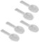 5x Kunststoff Messlöffel/Dosierlöffel - 5 ml - transparent - 1,25/2,5/5 ml
