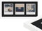 WANDStyle Polaroid Bilderrahmen Weiß, für 3 Sofortbilder, aus Holz, im Stil Modern, zum Aufhängen, Made in Germany - H950
