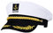 VALICLUD Erwachsene Sailor Hut Einstellbar Schnappverschluss Captain Hat Marine Admiral Captain Kostüm Cosplay Sailor Hüte